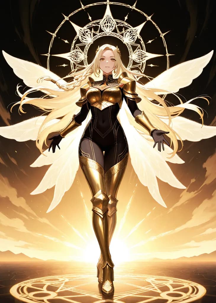 Zael, Epic Guardian of the Auralis hive — Hive TCG card art
