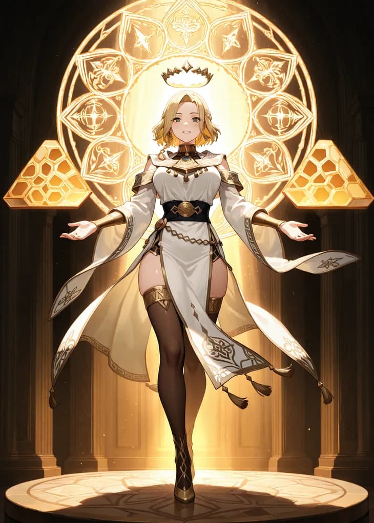 Dena, Common Worker of the Auralis hive — Hive TCG card art