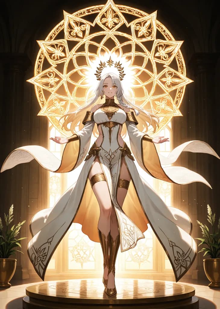 Greta, Common Worker of the Auralis hive — Hive TCG card art