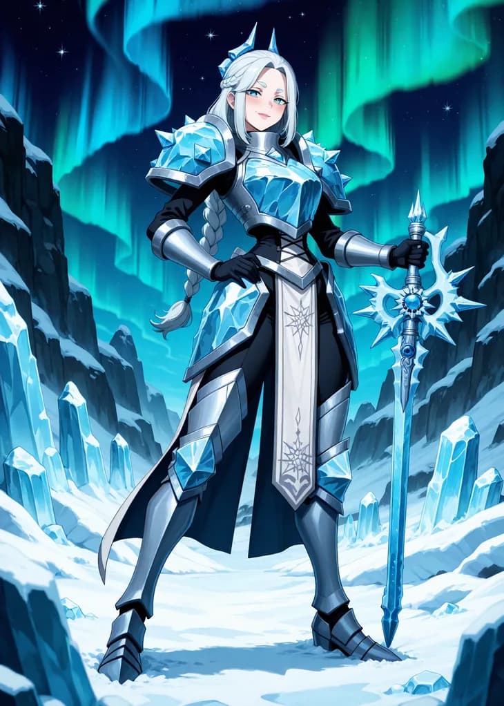 Fjora, Epic Guardian of the Boreal hive — Hive TCG card art