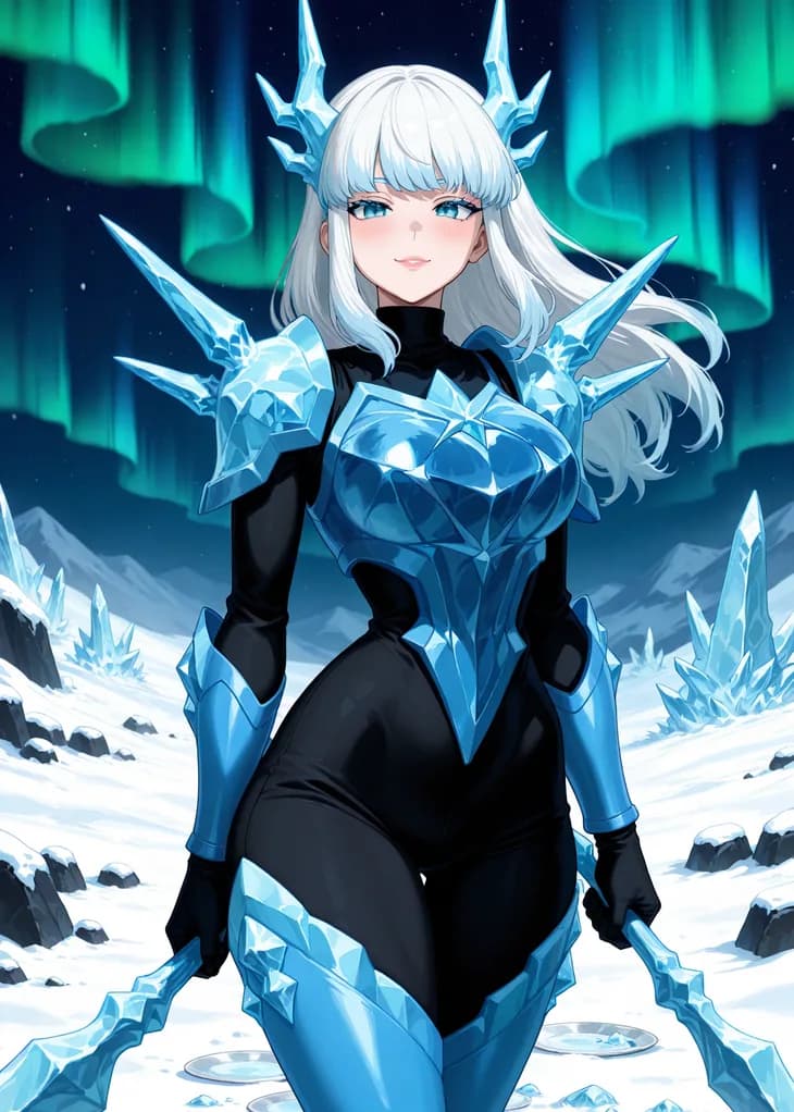 Halla, Rare Soldier of the Boreal hive — Hive TCG card art