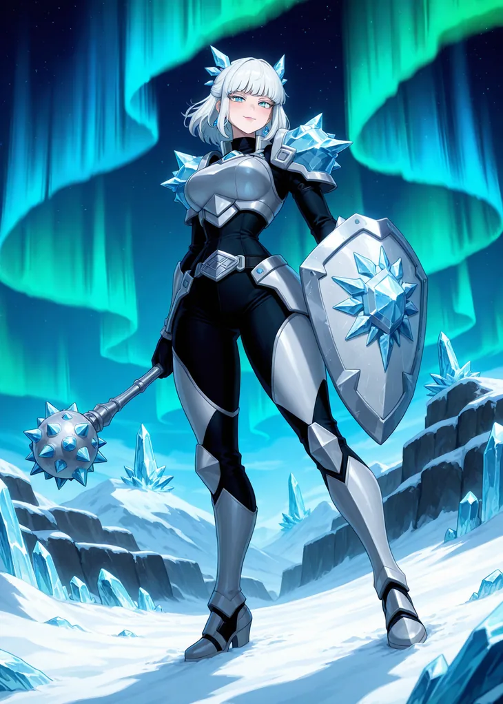 Skadi, Epic Guardian of the Boreal hive — Hive TCG card art