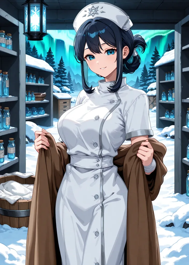 Hana, Common Worker of the Boreal hive — Hive TCG card art