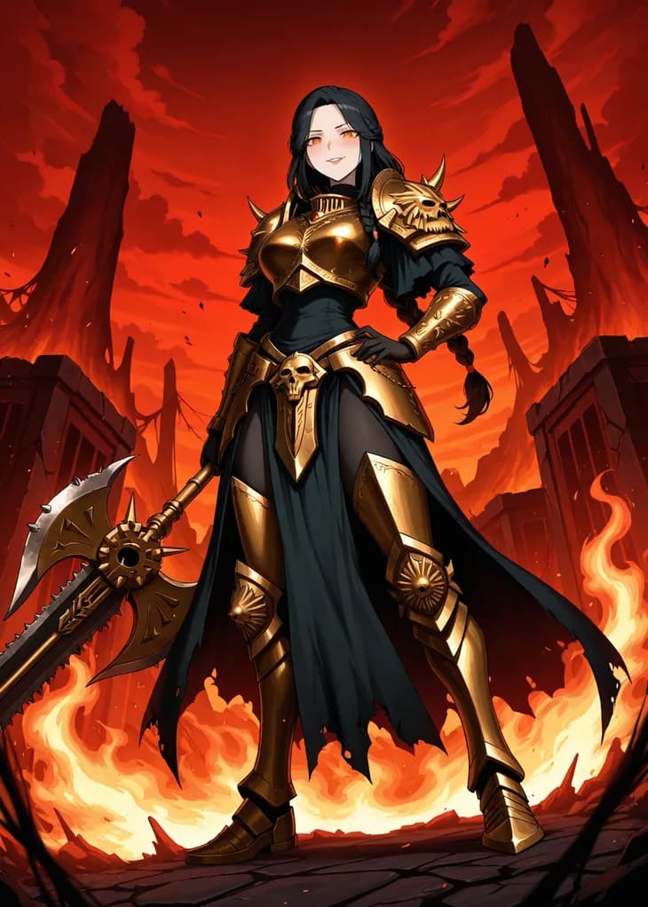 Magmara, Epic Guardian of the Ignara hive — Hive TCG card art