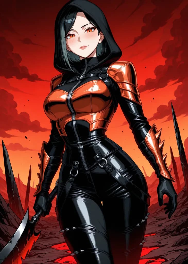 Sable, Rare Soldier of the Ignara hive — Hive TCG card art