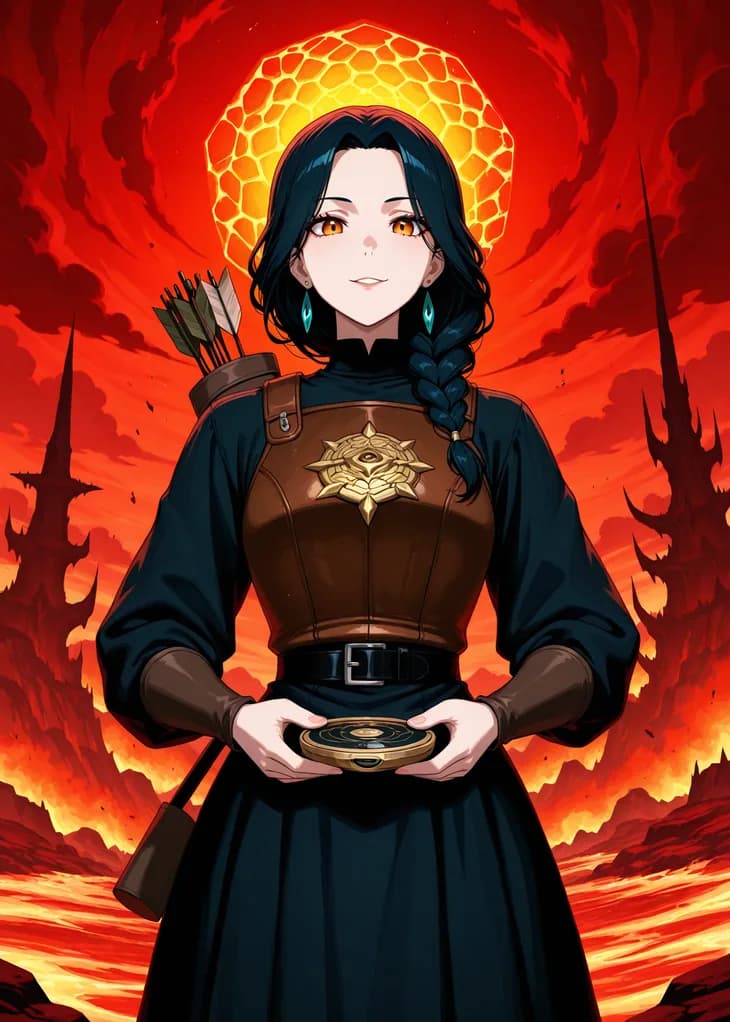Lira, Uncommon Scout of the Ignara hive — Hive TCG card art