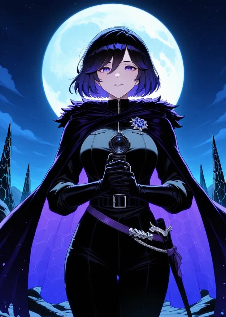 Iria, Uncommon Scout of the Obscura hive — Hive TCG card art