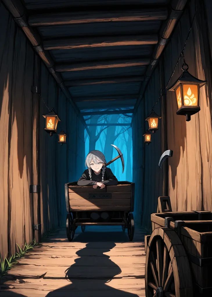 Prisca, Common Worker of the Obscura hive — Hive TCG card art