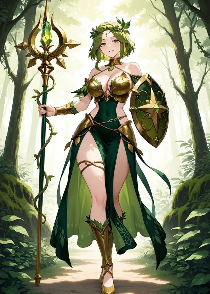 Ava, Epic Guardian of the Verdania hive — Hive TCG card art