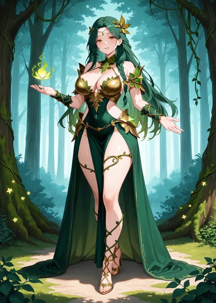 Cora, Epic Guardian of the Verdania hive — Hive TCG card art
