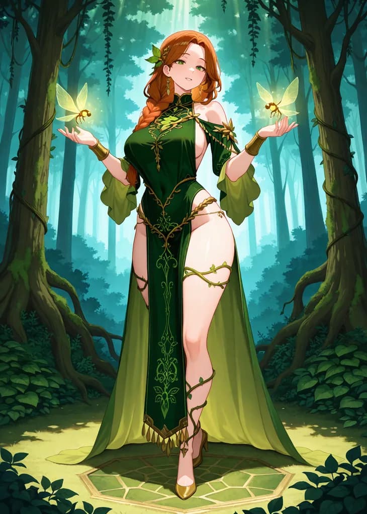 Faye, Epic Guardian of the Verdania hive — Hive TCG card art
