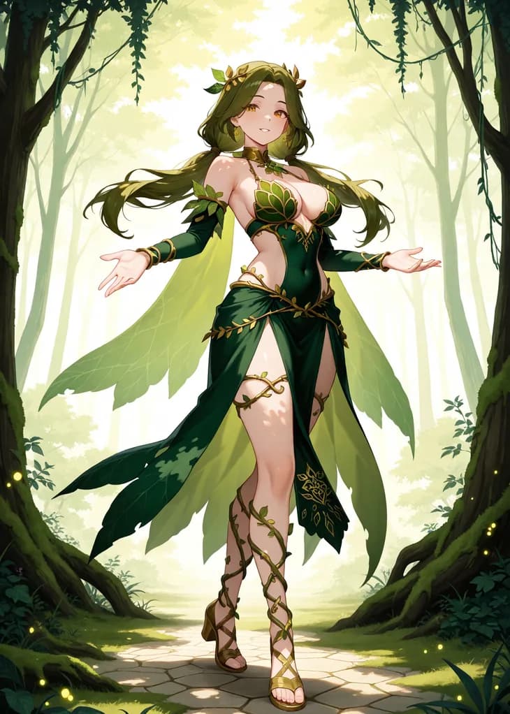 Gwen, Uncommon Scout of the Verdania hive — Hive TCG card art