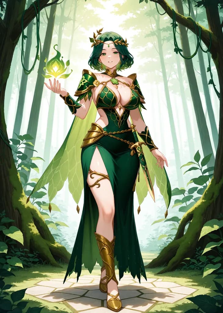 Jael, Uncommon Scout of the Verdania hive — Hive TCG card art
