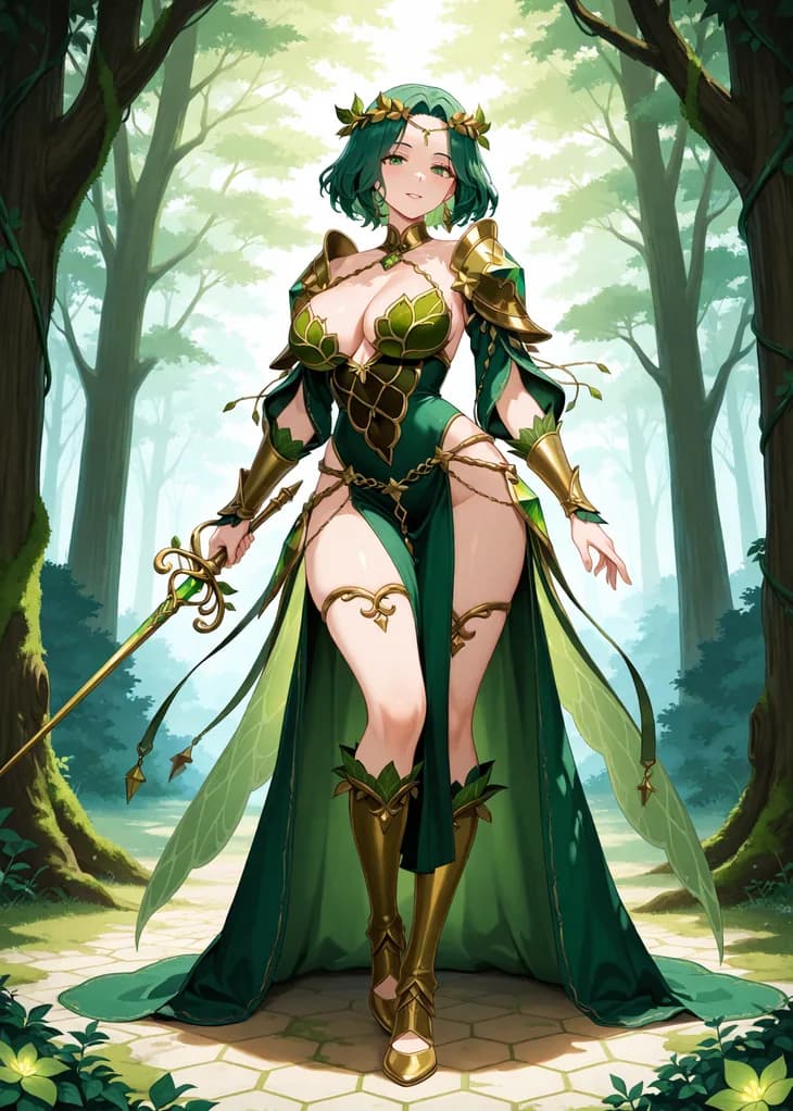 Juna, Rare Soldier of the Verdania hive — Hive TCG card art