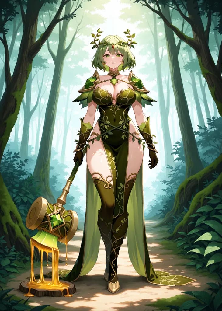 Moss, Common Worker of the Verdania hive — Hive TCG card art