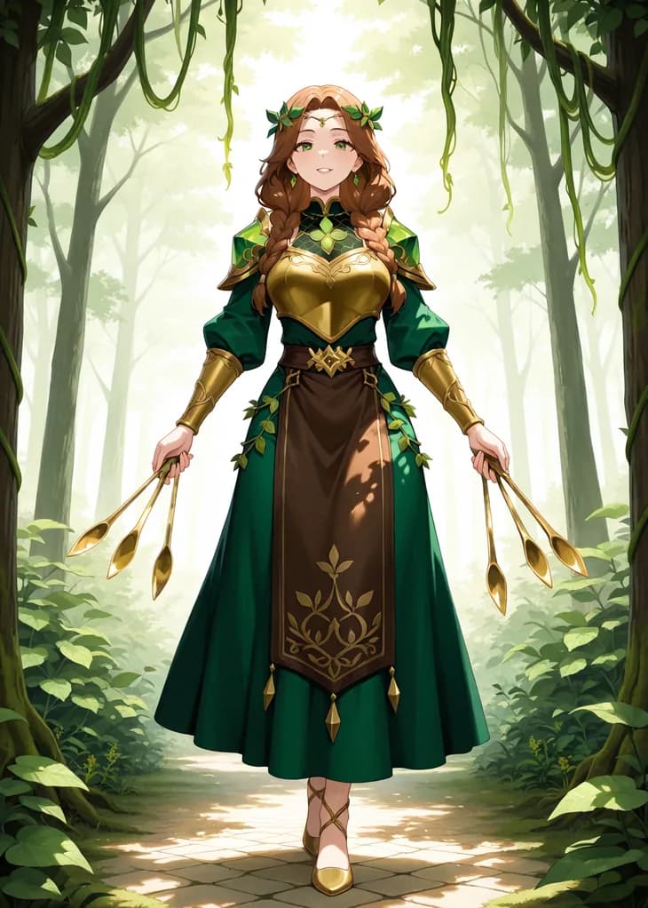 Praya, Common Worker of the Verdania hive — Hive TCG card art