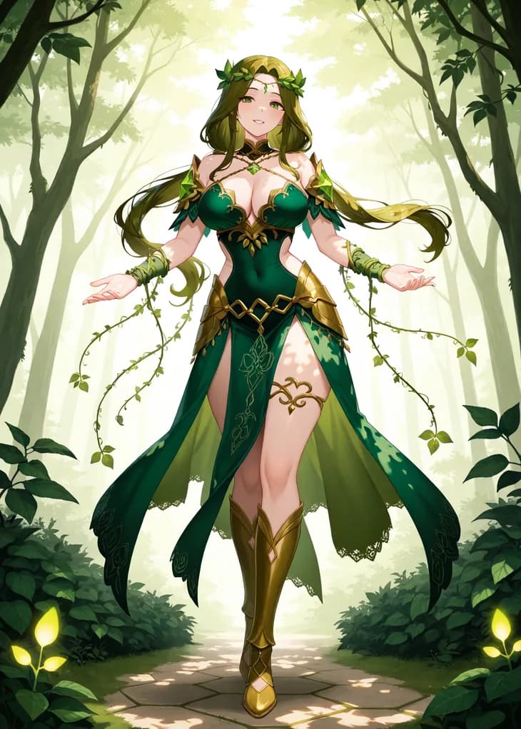 Iria, Common Worker of the Verdania hive — Hive TCG card art