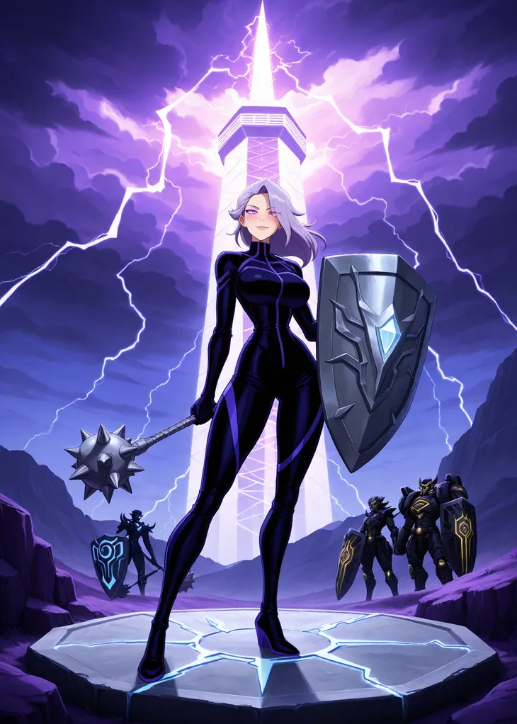 Cira, Epic Guardian of the Voltaris hive — Hive TCG card art