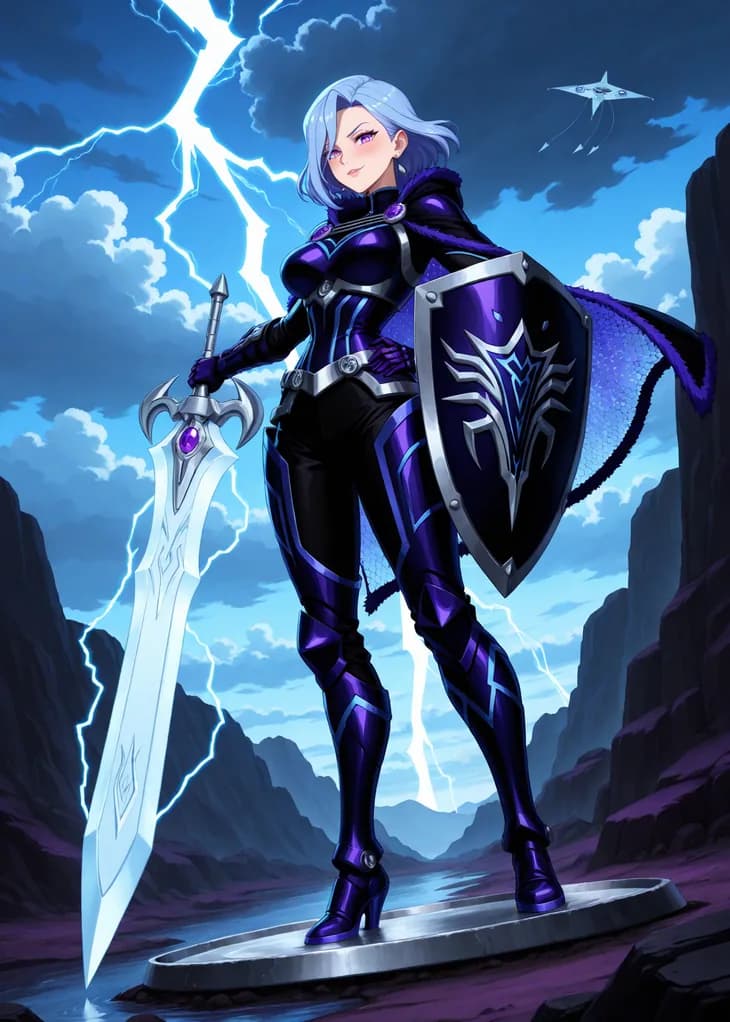 Gala, Epic Guardian of the Voltaris hive — Hive TCG card art